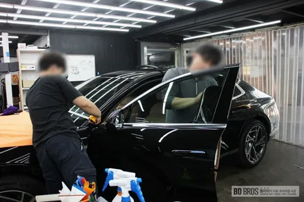 인천자동차썬팅 재시공 찾는다면 비디브로스 G80 작업기 체크하자 / 인천, 부평, 부천