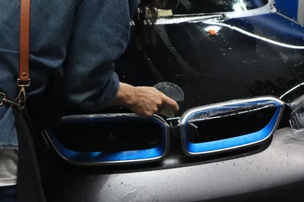인천랩핑 BMW i3 전체랩핑과 본넷PPF시공으로 포인트 살아있네 / 인천, 부평, 부천