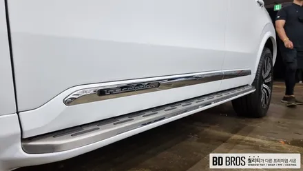 인천 자동차 랩핑 전문 볼보 XC90 전체랩핑 사틴화이트 / 인천, 부평, 부천