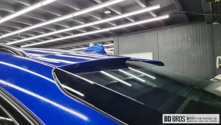 인천랩핑 BMW X6 출고와 동시에 전체랩핑 코스믹 블루 / 인천, 부평, 부천