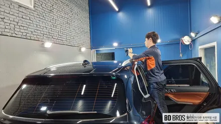 인천 신차패키지 전문 X5 틴큐브 T90 썬팅과 유리막코팅 / 인천, 부평, 부천