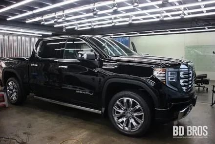 GMC 시에라 썬팅 대형 픽업트럭 시공도 가능한 비디브로스 작업기 / 인천 중구