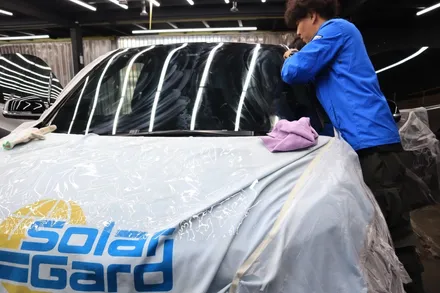 인천랩핑 BMW i3 전체랩핑과 본넷PPF시공으로 포인트 살아있네 / 인천, 부평, 부천