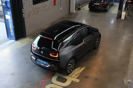 인천랩핑 BMW i3 전체랩핑과 본넷PPF시공으로 포인트 살아있네 / 인천, 부평, 부천