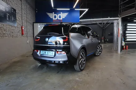 인천랩핑 BMW i3 전체랩핑과 본넷PPF시공으로 포인트 살아있네 / 인천, 부평, 부천
