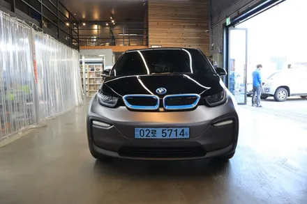 인천랩핑 BMW i3 전체랩핑과 본넷PPF시공으로 포인트 살아있네 / 인천, 부평, 부천