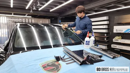인천 GV80 윈도우 틴팅 시공과 차량가죽코팅 / 인천, 부평, 부천