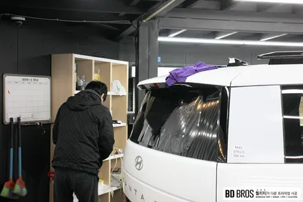 [비디브로스] 솔라가드 볼텍스 IR 필름 사용한 인천 송도 GV80 썬팅 본격 리뷰 / 인천, 부평, 부천