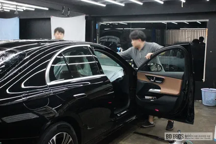 인천 루마버텍스 벤츠 E200 비반사필름 볼드하게 시공 / 인천 중구
