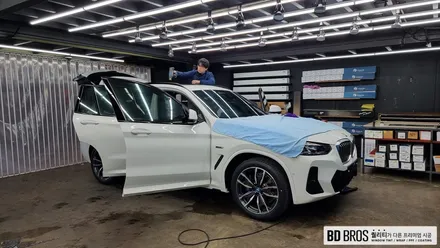 인천글라스틴트 BMW X3 썬팅, 블박, 보조배터리까지 / 인천, 부평, 부천