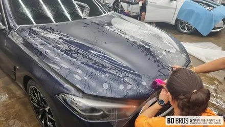 인천 BMW 8시리즈 그란쿠페 무광 자동차 PPF와 윈도우 틴팅 시공 / 인천, 부평, 부천