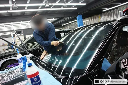 기아 셀토스 레이노 썬팅 시공과 QXD8000 블랙박스 장착 / 인천, 부평, 부천