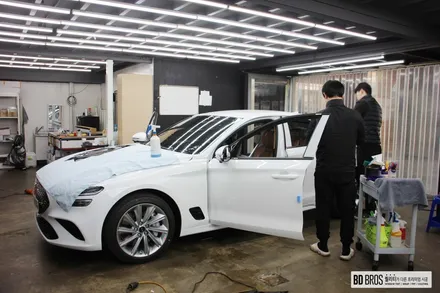 인천 썬팅 제네시스 G70 스포티한 시공 / 인천 중구