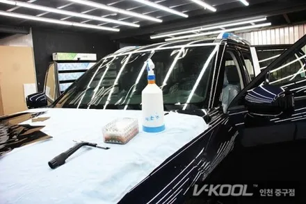 팰리세이드 썬팅 전문 시공기 버텍스900 표준 농도 신차패키지 완성기 / 인천 중구