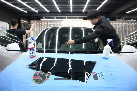 인천자동차썬팅 테슬라 모델Y 루마버텍스 시공 후기 / 인천 중구