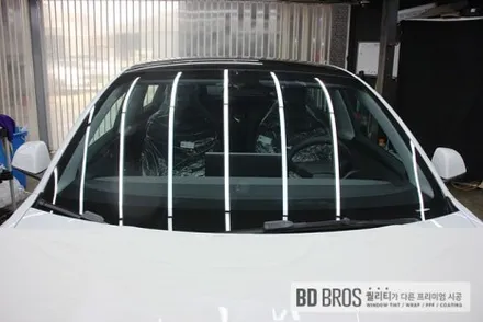 인천 남동구 테슬라 모델3 브이쿨에도 비반사필름이?신차패키지 xEV 썬팅 / 인천 중구