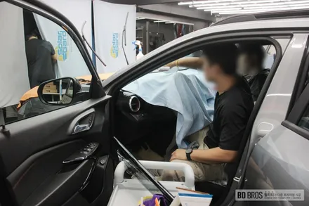 인천 신차패키지 트랙스 출고 뚜렷한 시인성 제공 / 인천 중구