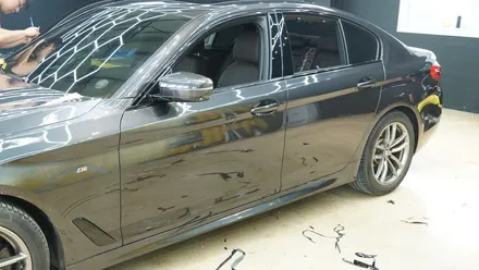 광주랩핑 BMW 5시리즈는 크롬죽이기가 필수라며 / 고양시 덕이동