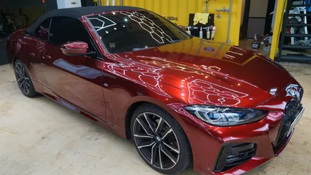 BMW 4시리즈 유니크한 레드 드래곤블러드로 랩핑 / 고양시 덕이동