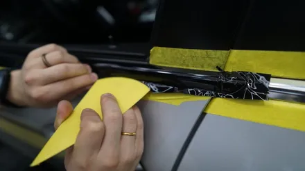 일산 파주 BMW 528i 크롬죽이기와 필러랩핑 나만의 스타일 완성 / 고양시 덕이동