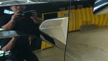 일산 파주 싼타페MX5 크롬죽이기 블랙잉크 가격정보 / 고양시 덕이동