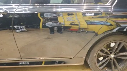 일산 파주 BMW 740d 전체랩핑 블랙 색상 변경으로 고급스럽게 / 고양시 덕이동