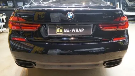 일산 파주 BMW 740d 전체랩핑 블랙 색상 변경으로 고급스럽게 / 고양시 덕이동