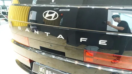 일산 파주 싼타페MX5 크롬죽이기 블랙잉크 가격정보 / 고양시 덕이동