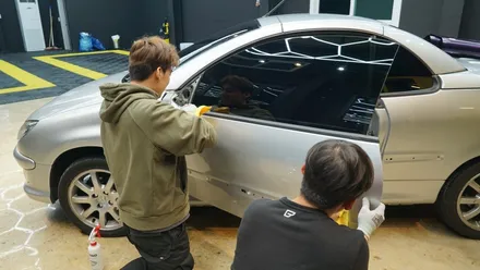 일산 파주 푸조 206cc 베니션 퍼플 전체랩핑으로 새로운 차로 재탄생 / 고양시 덕이동