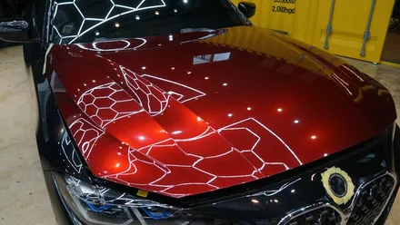 BMW 4시리즈 유니크한 레드 드래곤블러드로 랩핑 / 고양시 덕이동