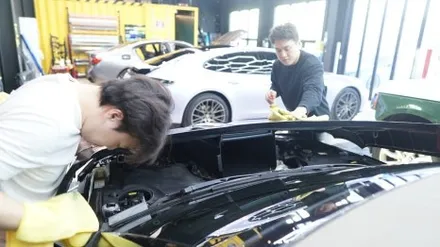 일산 파주 재규어 F 타입 전체랩핑 차량에 강렬한 레드를 담다 / 고양시 덕이동