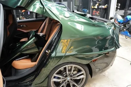일산 파주 BMW 미드나잇그린 고광택필름은 LB필름 / 고양시 덕이동
