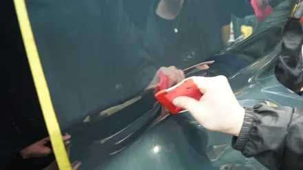 일산 파주 랩핑 벤츠 A클래스 포르쉐 네오 오크 그린 메탈릭 완성 / 고양시 덕이동