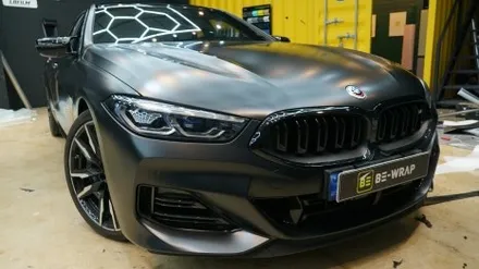 일산 파주 m850i 온라인에디션 랩핑 사틴블랙 / 고양시 덕이동