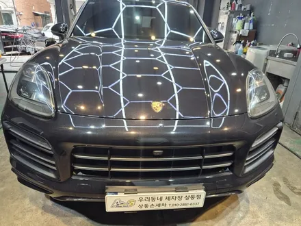 부천 가죽시트코팅 포르쉐 카이엔 보르도 레드 시트를 지켜줘! / 부천 상이로