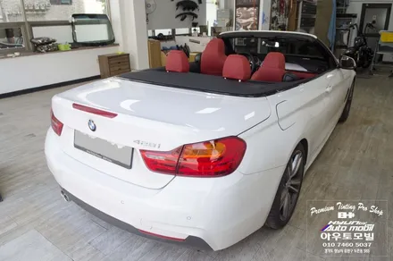 bmw f33 4시리즈 컨버터블 2채널블랙박스 장착 / 성남,분당,판교