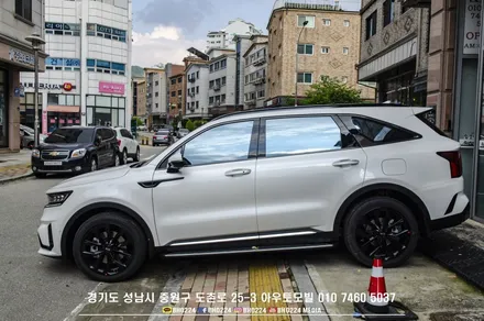 쏘렌토mq4 튜닝 제대로된 썬팅 분당블락포디 비바스카이블루 아우토모빌에서 시공했어요 / 성남,분당,판교