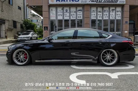 제네시스 DH튜닝카 성남 블락포디 필름 비바썬팅 시공 / 성남,분당,판교