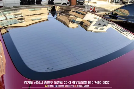 DN8 N라인 쏘나타 !! 귀하디 귀한 N 라인 쏘나타 성남 블락포디썬팅 비바 필름으로 재시공하기 / 성남,분당,판교
