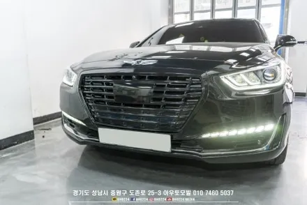 제네시스 eq900 그릴랩핑 데이라이트 상시 면발광 분리까지 ! / 성남,분당,판교