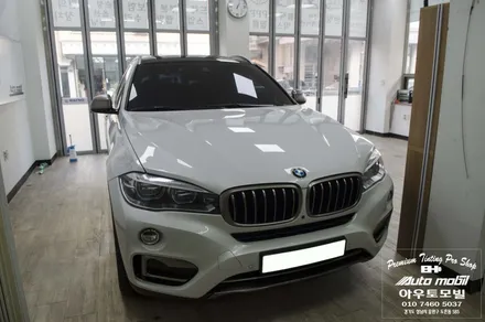 BMW F16 X6  수입차 보조배터리 에코파워팩 +  블랙박스 950View Black + 순정형 룸미러하이패스장착은 성남 아우토모빌로오세요! / 성남,분당,판교