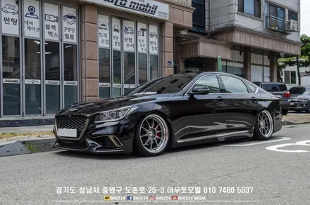 제네시스 DH튜닝카 성남 블락포디 필름 비바썬팅 시공 / 성남,분당,판교