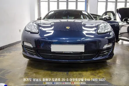 포르쉐 파나메라 부분랩핑 사이드미러 + 몰딩 카본시공, PPF 도어스커프 사이드실 시공하기 / 성남,분당,판교