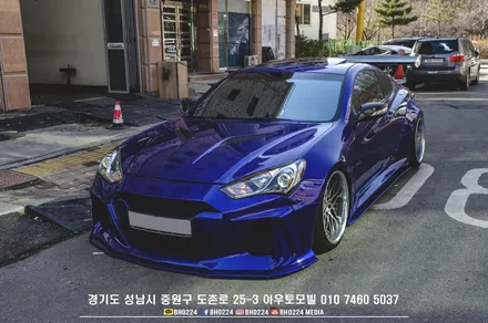 제네시스쿠페 성남 블락포디 썬팅 비바 스카이블루 시공으로 시안성과 드레스업효과를 한꺼번에! 후방카메라도 설치했어요 / 성남,분당,판교