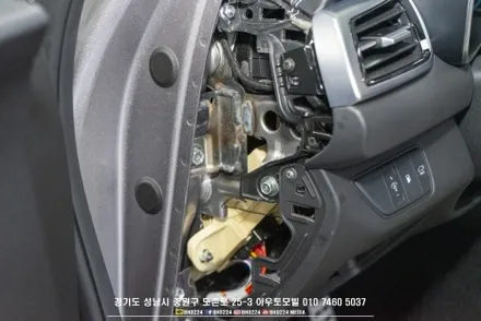성남 PPF 시공 타이어 타르 오염을 방지하는 부위 + 2채널 블랙박스 G70 슈팅 브레이크 / 성남시 중원구 도촌동