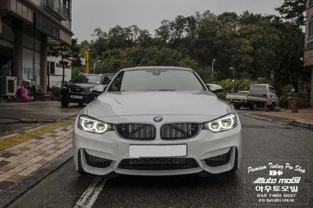 BMW F80 M3 아이나비 퀀텀 블랙박스, 순정형 하이패스, 에코파워팩 성남수입차 편의장치 전문점 / 성남,분당,판교