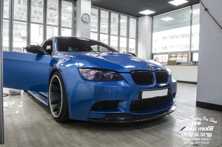 bmw F10 5시리즈 전면 반사필름시공으로 드레스업효과! / 성남,분당,판교