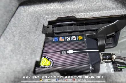 BMW E92 M3 아틀란네비매립, 블랙박스, 보조배터리장착 성남아우토모빌 재방문해 주셨어요 / 성남,분당,판교