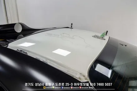 W117 벤츠 CLA 45 AMG 에어서스펜션 튜닝차량와이드바디작업 오버휀다 분당 사틴블랙 전체카스킨 시공! / 성남,분당,판교