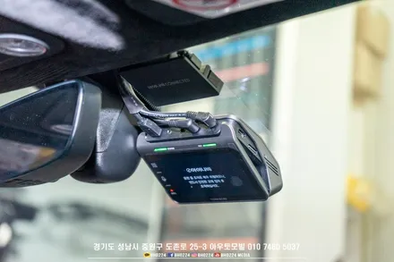 람보르기니 우라칸 에보스파이더 2채널 블랙박스와 보조배터리 시공 달라진 아이나비 커넥티드 프로 / 성남,분당,판교